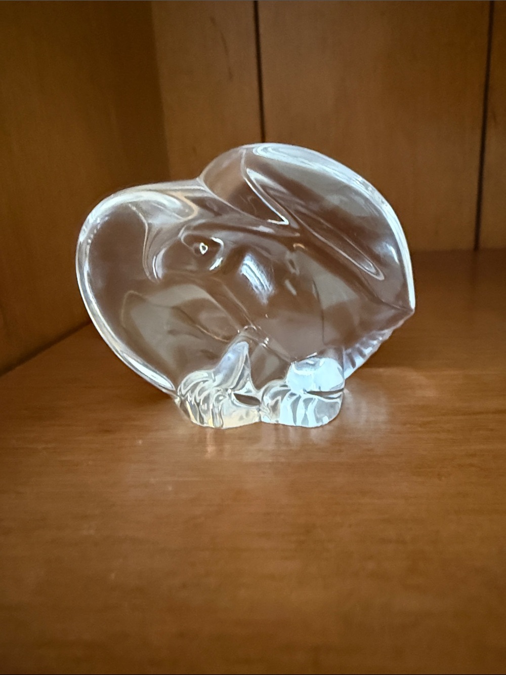Vintage Steuben Crystal Eagle Small Signed